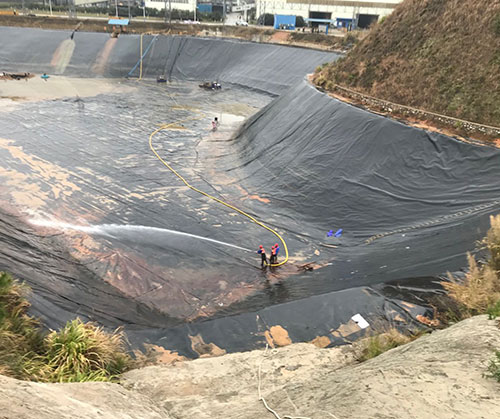 松北废水池清理